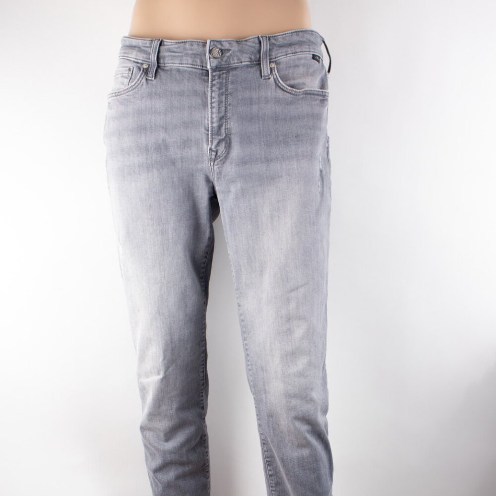 Mavi Jeans Emma Slim Boyfriend 31 (34 X 31) Women's Jeans Gray Denim